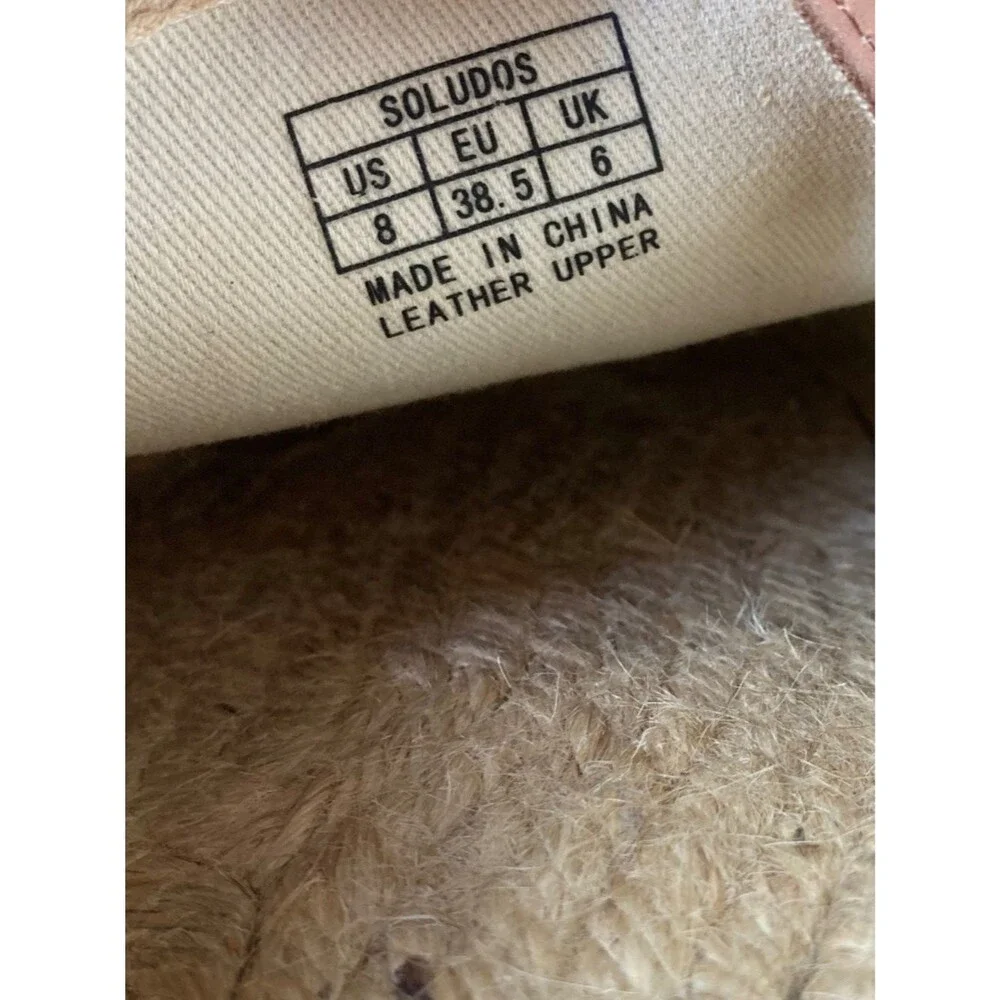 Soludos brown leather